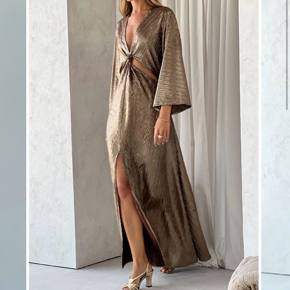 BRAND NEW vita grace UK Bronze dress